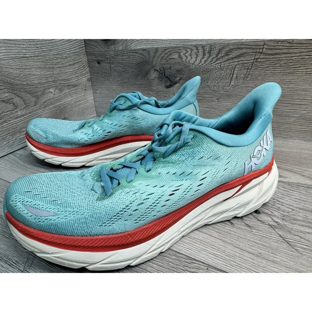 HOKA ONE ONE Clifton 8 Women's Cushioned Running Shoes Size 9.5 B 1119394 AEBL